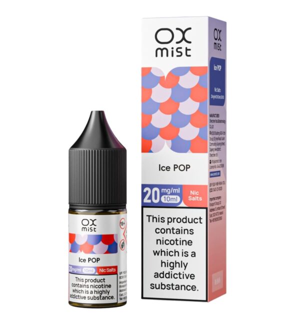 ICE POP 10ML NIC SALT OX MIST
