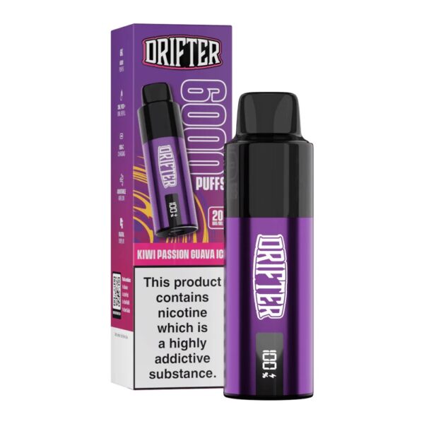 DRIFTER 6K PREFILLED POD VAPE KIT 20MG - Image 11