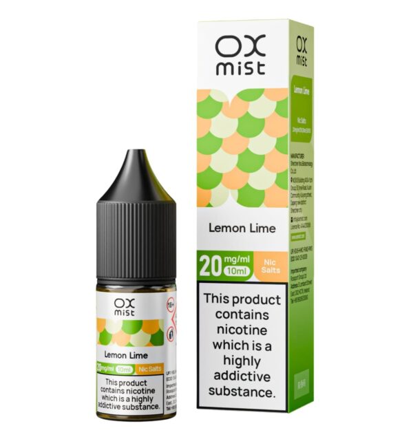 LEMON LIME 10ML NIC SALT OX MIST