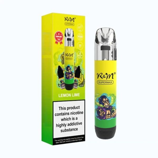 R AND M SUPERMAX 9000 PREFILLED POD VAPE KIT 20MG - Image 4