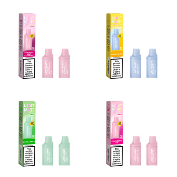 LOST MARY BM600 PREFILLED VAPE PODS 20MG (2 PACK)