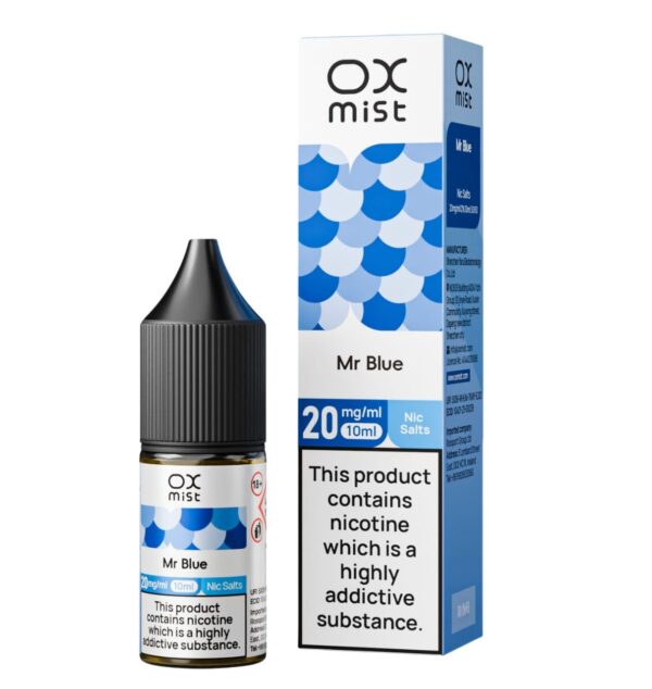 MR BLUE 10ML NIC SALT OX MIST