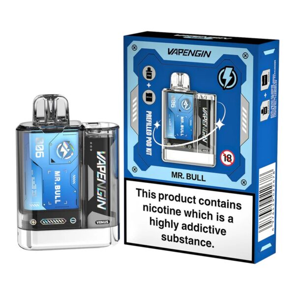 VAPENGIN VENUS 600 PREFILLED DISPOSABLE VAPE KIT 20MG - Image 12