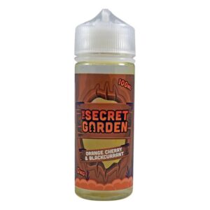 ORANGE CHERRY & BLACKCURRANT 100ML E LIQUID THE SECRET GARDEN