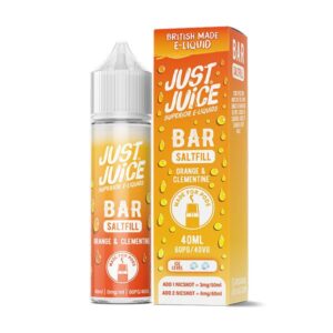 ORANGE CLEMENTINE BAR SALTFILL 40ML E LIQUID JUST JUICE