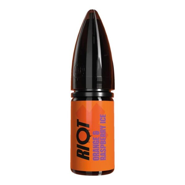 ORANGE & RASPBERRY ICE 10ML NIC SALT RIOT SQUAD X