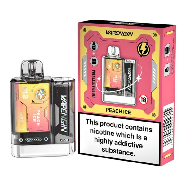 VAPENGIN VENUS 600 PREFILLED DISPOSABLE VAPE KIT 20MG - Image 14