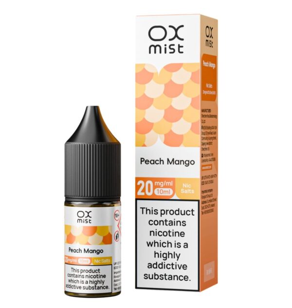PEACH MANGO 10ML NIC SALT OX MIST