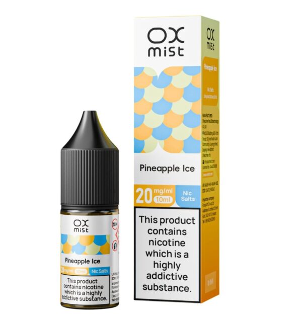 PINEAPPLE ICE 10ML NIC SALT OX MIST