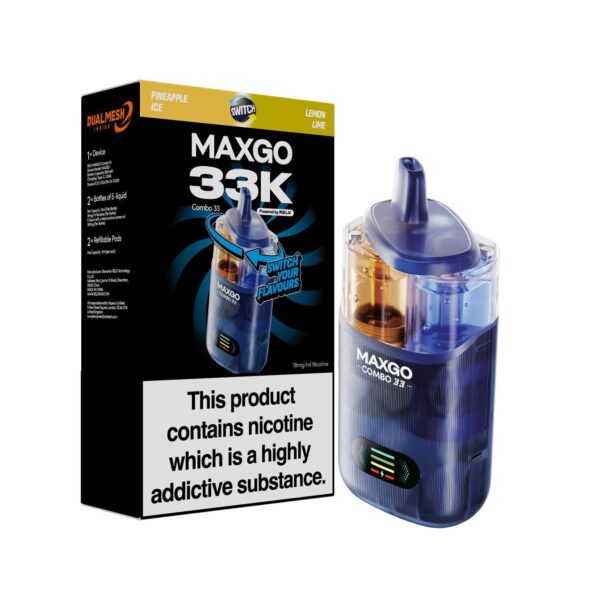 RELX MAXGO COMBO 33K DISPOSABLE VAPE KIT 18MG - Image 10