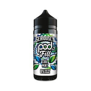 SERIOUSLY POD FILL X2 COOL MINT 100ML E LIQUID