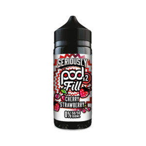 SERIOUSLY POD FILL X2 CHERRY STRAWBERRY 100ML E LIQUID