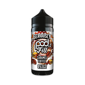 SERIOUSLY POD FILL X2 CARAMEL COFFEE 100ML E LIQUID