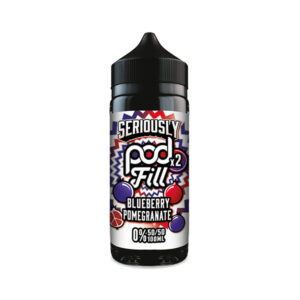 SERIOUSLY POD FILL X2 BLUEBERRY POMEGRANATE 100ML E LIQUID