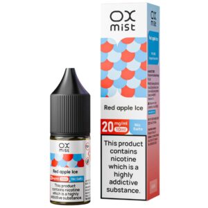 RED APPLE ICE 10ML NIC SALT OX MIST