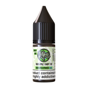 SOUR APPLE STRAWZZ ON ICE 10ML NIC SALT RUTHLESS BAR SALTZ