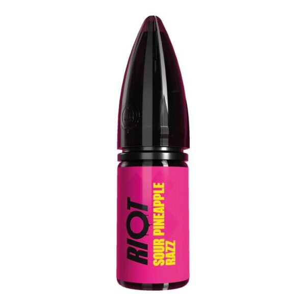 SOUR PINEAPPLE RAZZ 10ML NIC SALT RIOT SQUAD X
