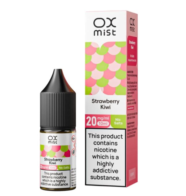 STRAWBERRY KIWI 10ML NIC SALT OX MIST