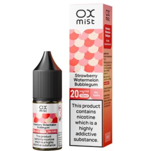 STRAWBERRY WATERMELON BUBBLEGUM 10ML NIC SALT OX MIST
