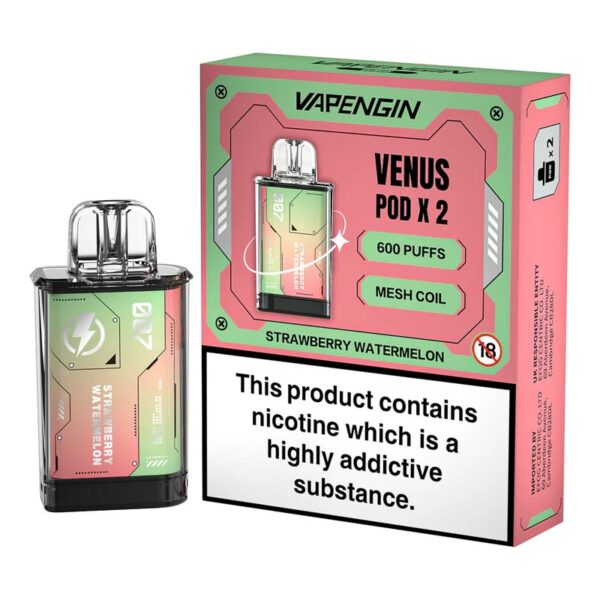 VAPENGIN VENUS 600 PREFILLED VAPE PODS 20MG (2 PACK) - Image 16