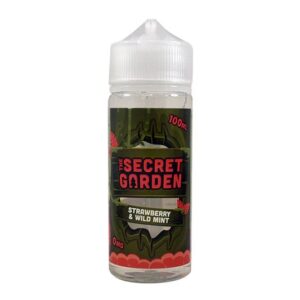 STRAWBERRY & WILD MINT 100ML E LIQUID THE SECRET GARDEN