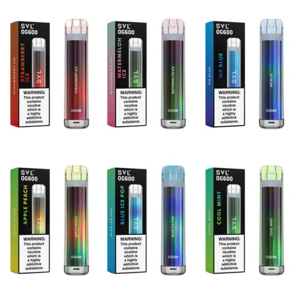 SVL OG600 DISPOSABLE VAPE KIT 20MG