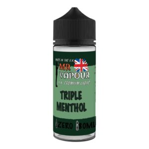 TRIPLE MENTHOL 50/50 80ML E LIQUID MR VAPOUR