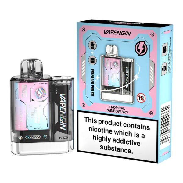 VAPENGIN VENUS 600 PREFILLED DISPOSABLE VAPE KIT 20MG - Image 18