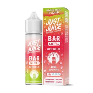 WATERMELON BAR SALTFILL 40ML E LIQUID JUST JUICE