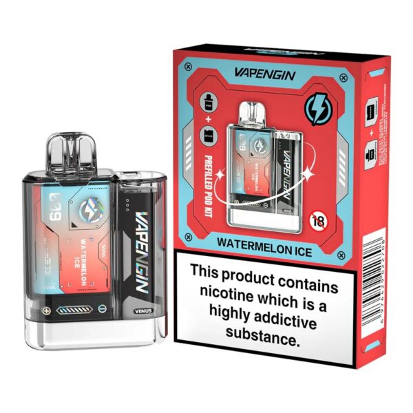 VAPENGIN VENUS 600 PREFILLED DISPOSABLE VAPE KIT 20MG - Image 20