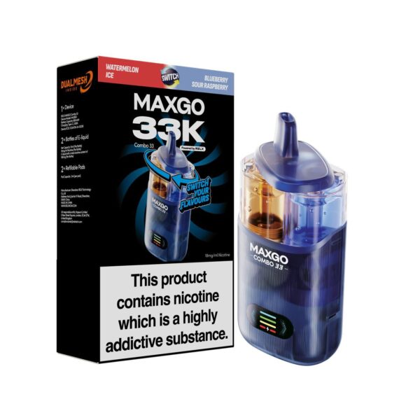 RELX MAXGO COMBO 33K DISPOSABLE VAPE KIT 18MG - Image 5