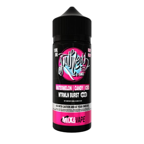 WTRMLN BURST ON ICE 100ML E LIQUID RUTHLESS