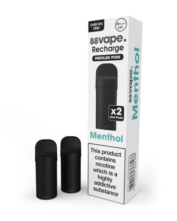 88VAPE 600 PREFILLED PODS 20MG (2 PACK) - Image 2