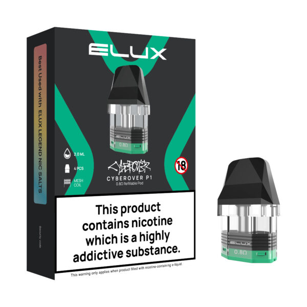 ELUX CYBEROVER P1 REPLACEMENT PODS PACK OF 4