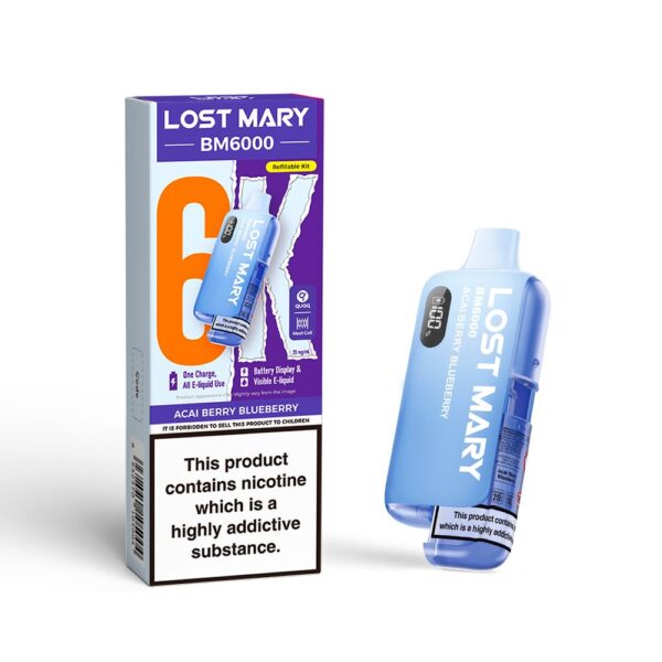 LOST MARY BM6000 PREFILLED POD VAPE KIT 20MG - Image 22