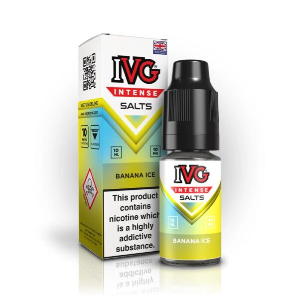 BANANA ICE 10ML NIC SALT IVG INTENSE SALTS