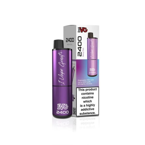 IVG 2400 RECHARGEABLE PREFILLED POD VAPE KIT 20MG - Image 6