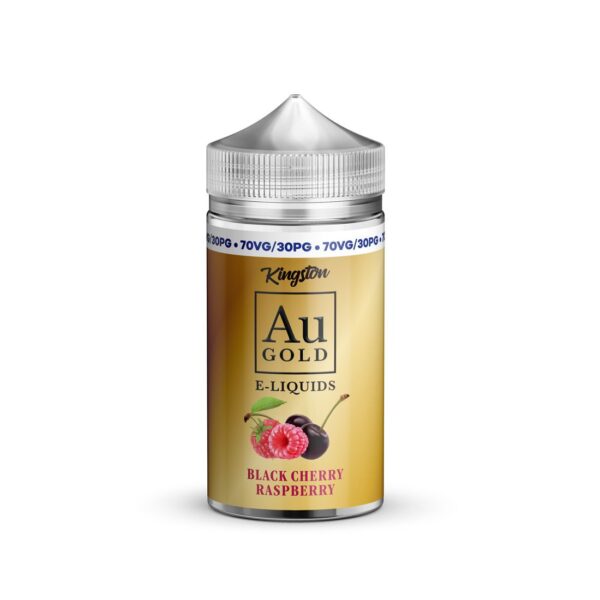 BLACK CHERRY RASPBERRY AU GOLD 200ML E LIQUID KINGSTON