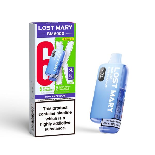 LOST MARY BM6000 PREFILLED POD VAPE KIT 20MG - Image 26