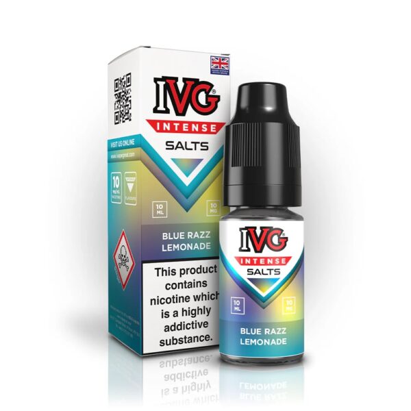 BLUE RAZZ LEMONADE 10ML NIC SALT IVG INTENSE SALTS