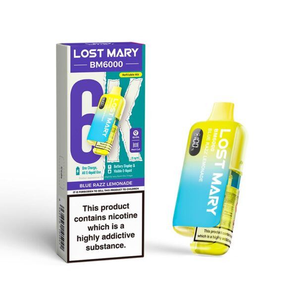 LOST MARY BM6000 PREFILLED POD VAPE KIT 20MG - Image 27