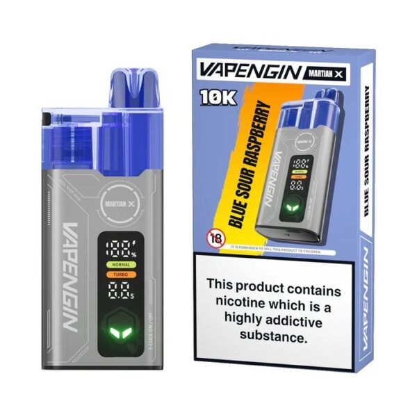 VAPENGIN MARTIAN X 10K PREFILLED POD VAPE KIT 20MG - Image 6