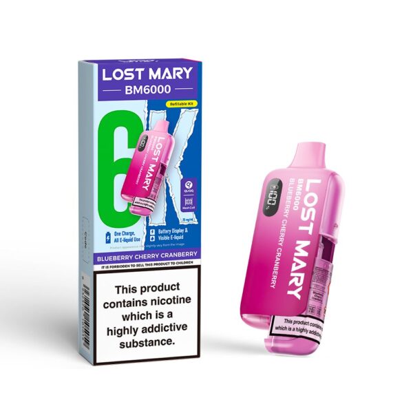 LOST MARY BM6000 PREFILLED POD VAPE KIT 20MG - Image 29