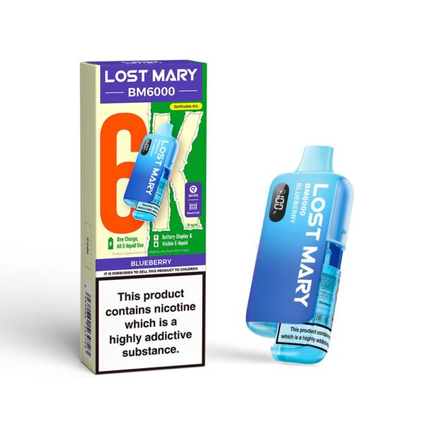 LOST MARY BM6000 PREFILLED POD VAPE KIT 20MG - Image 28