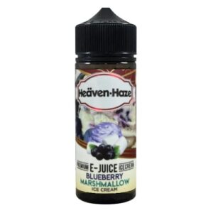 BLUEBERRY MARSHMALLOW ICE CREAM 100ML E LIQUID HEAVEN HAZE EXP