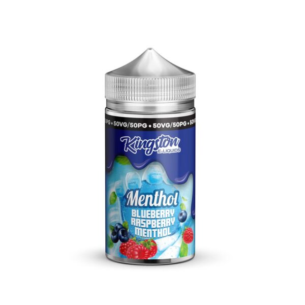 BLUEBERRY RASPBERRY MENTHOL 200ML E LIQUID 50/50 KINGSTON