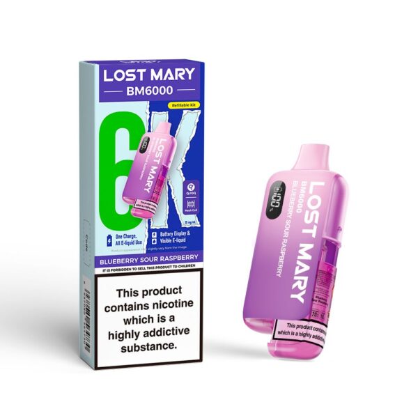 LOST MARY BM6000 PREFILLED POD VAPE KIT 20MG - Image 30