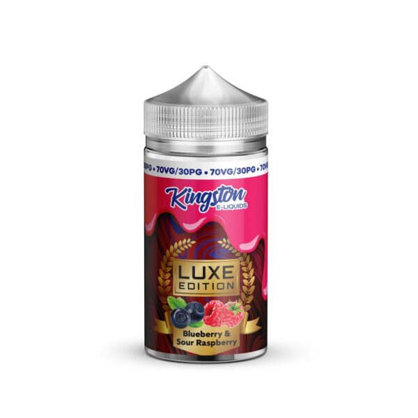BLUEBERRY & SOUR RASPBERRY LUXE EDITION 200ML E LIQUID KINGSTON