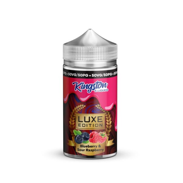 BLUEBERRY & SOUR RASPBERRY LUXE EDITION  200ML E LIQUID 50/50 KINGSTON