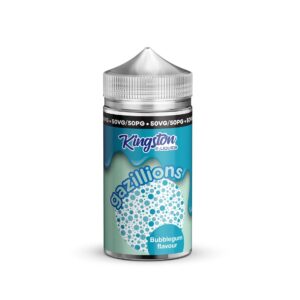 BUBBLEGUM GAZILLIONS 200ML E LIQUID 50/50 KINGSTON